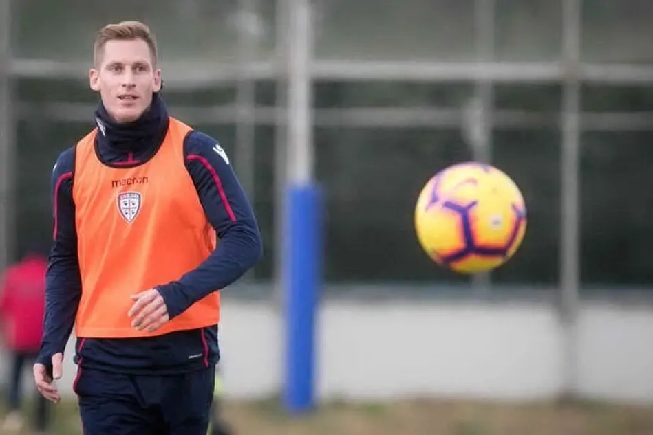 Il trequartista del Cagliari Valter Birsa