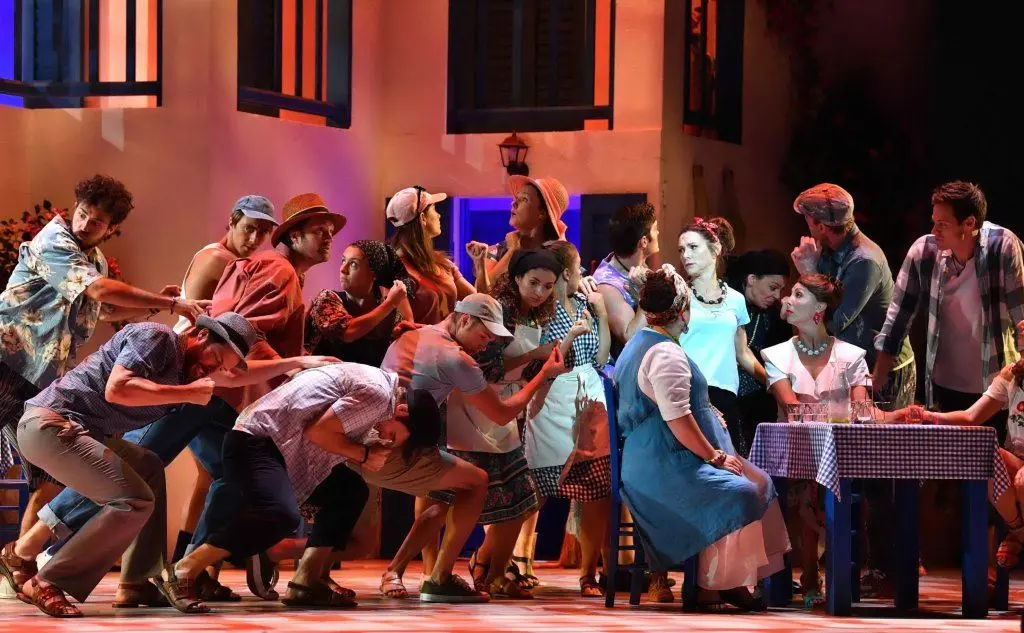 Il musical Mamma Mia (Ansa)