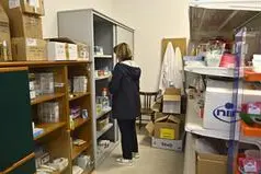 La parafarmacia solidale nella sede Caritas