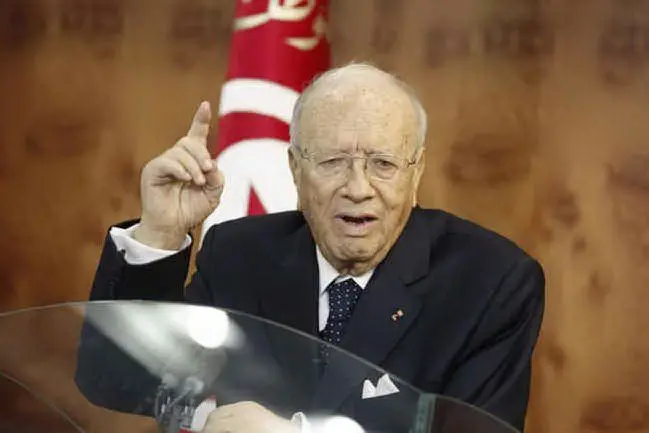 Il presidente tunisino Essebsi