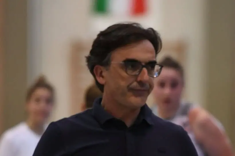 Federico Xaxa, coach del Cus Cagliari (foto di Andrea Chiaramida)