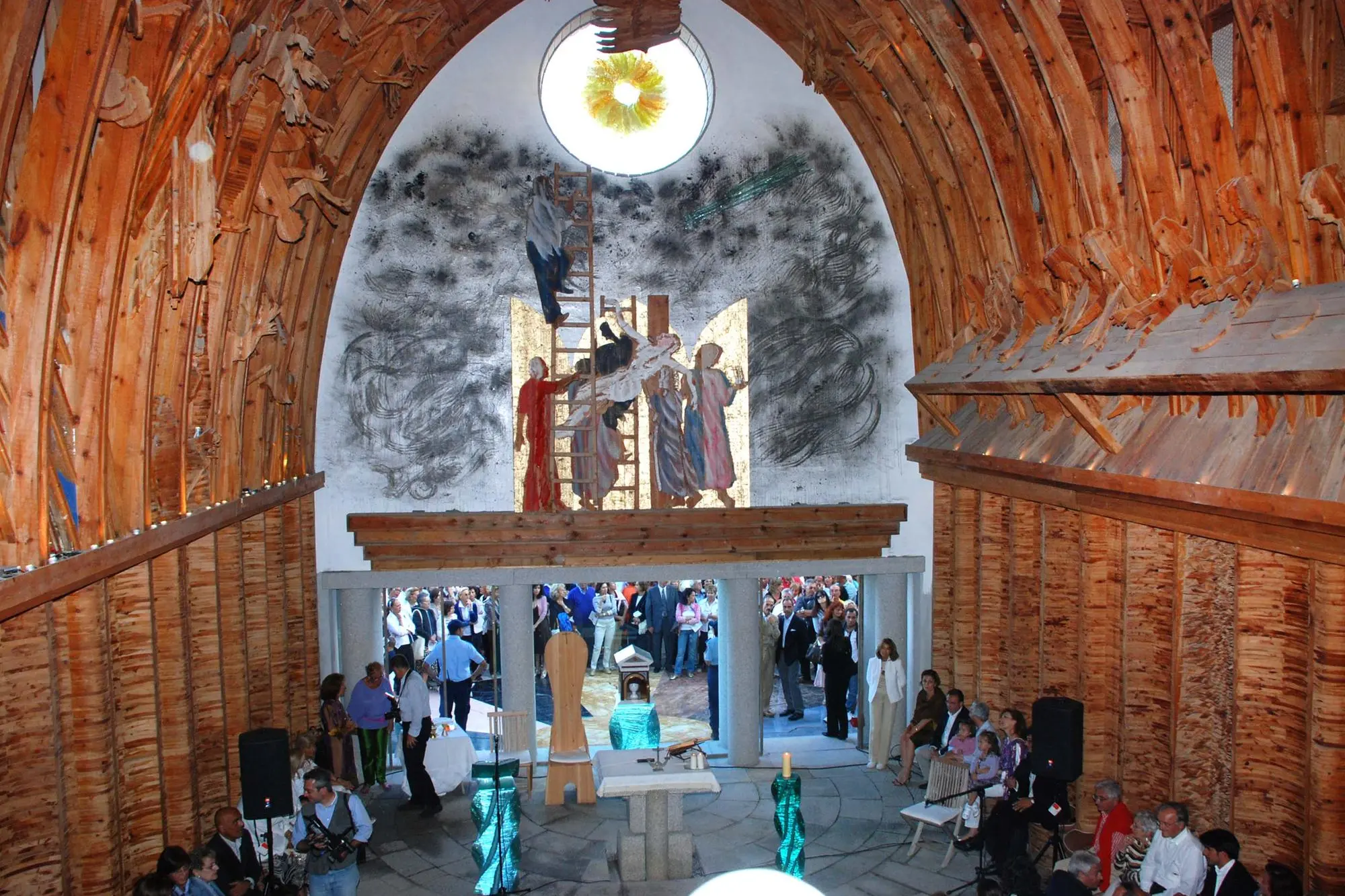L'interno della Chiesa di San Lorenzo (Foto Satta)