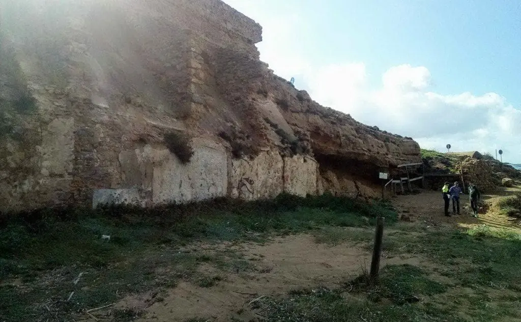 I ruderi minerari nell’area deliminata dai Vigili del fuoco (foto L'Unione Sarda - Simbula)