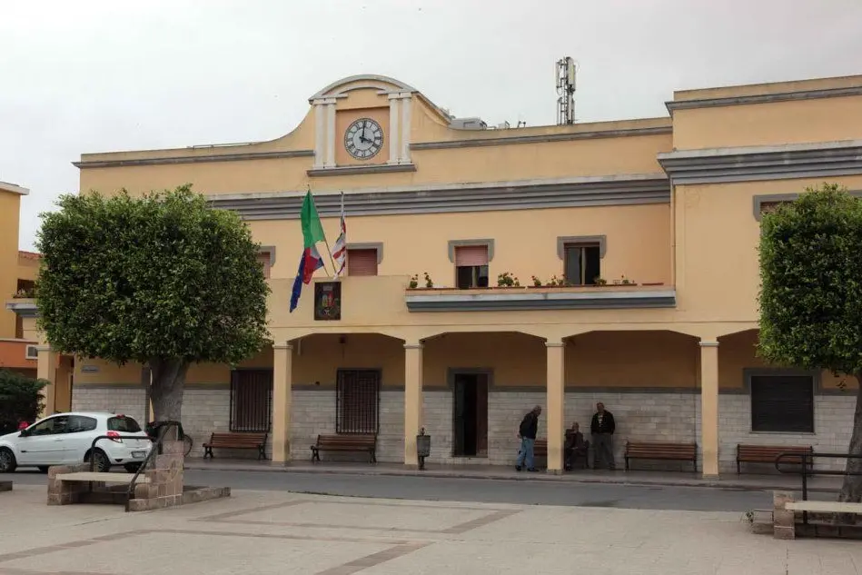 Il Municipio di San Giovanni Suergiu