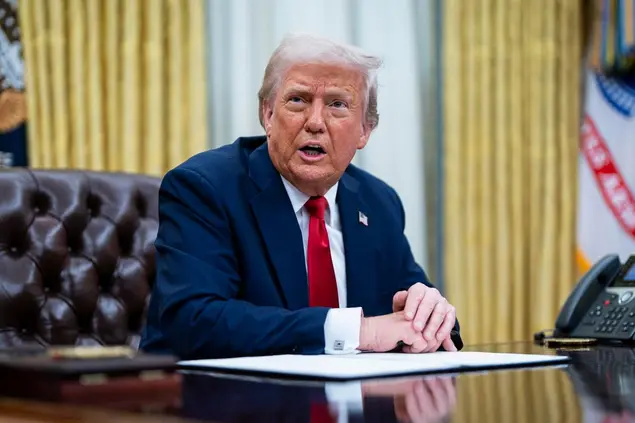 Donald Trump, presidente degli Stati Uniti (foto Ansa)