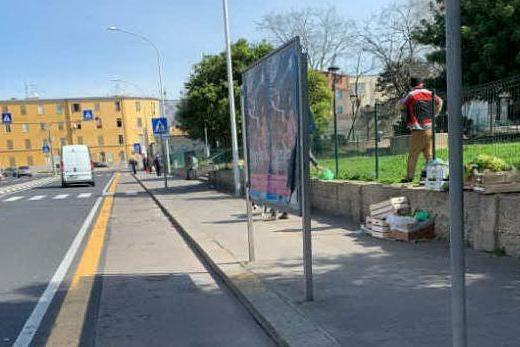 Ambulanti in azione a San Michele: interviene la polizia