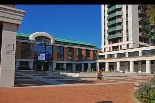 Piazza L'Unione Sarda, dove ha sede il quotidiano e si svolge il convegno