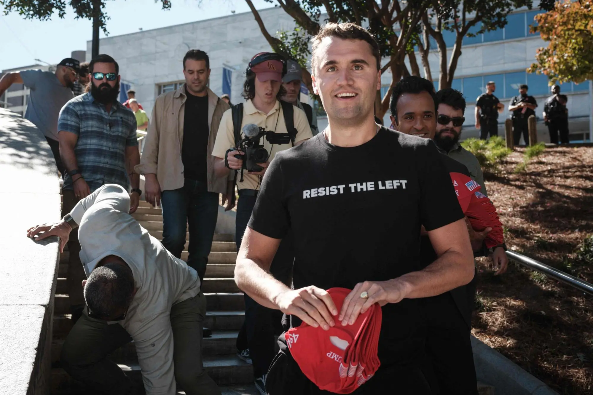 Charlie Kirk (Ansa-Afp)