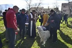 La benedizione un anno fa