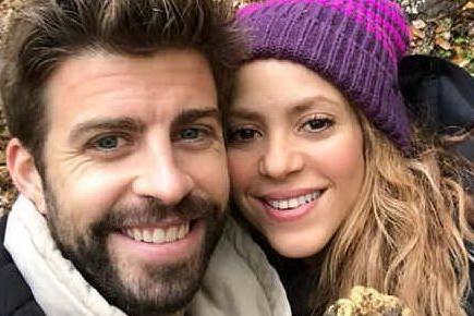 La cantante Shakira e il marito (foto da Instagram)