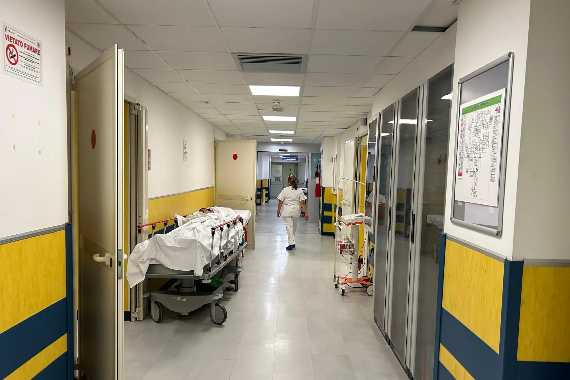 Il Pronto soccorso dell'ospedale di Lanusei (foto Secci)