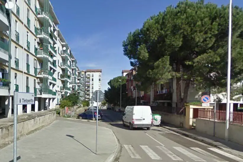 Via Tintoretto a Cagliari (foto da Google Maps)