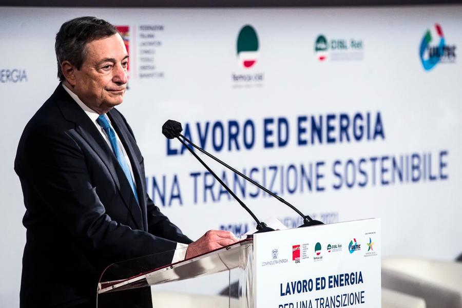 Mario Draghi (Ansa - Carconi)
