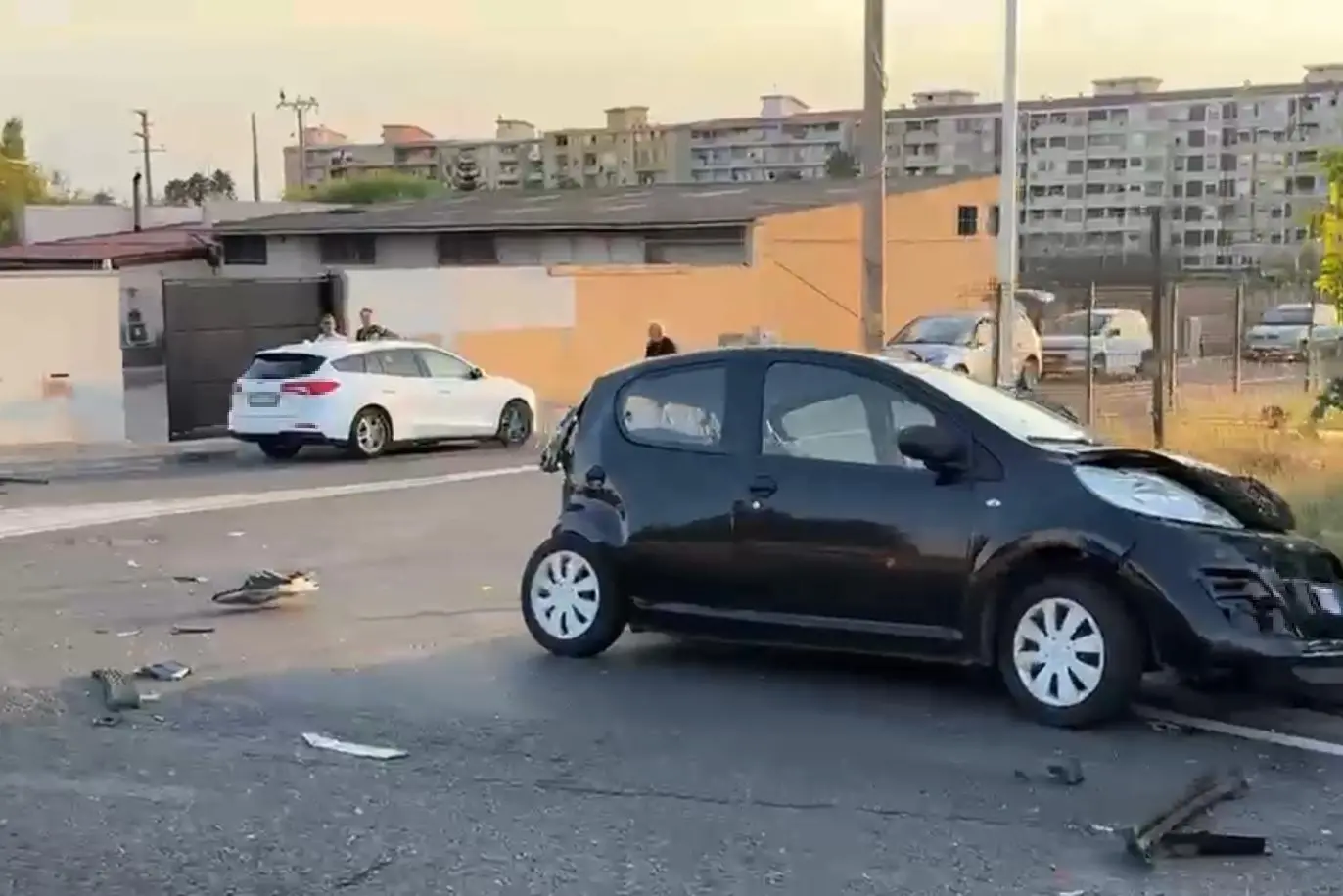 L'incidente sulla 554 a Quartu (foto Deidda)