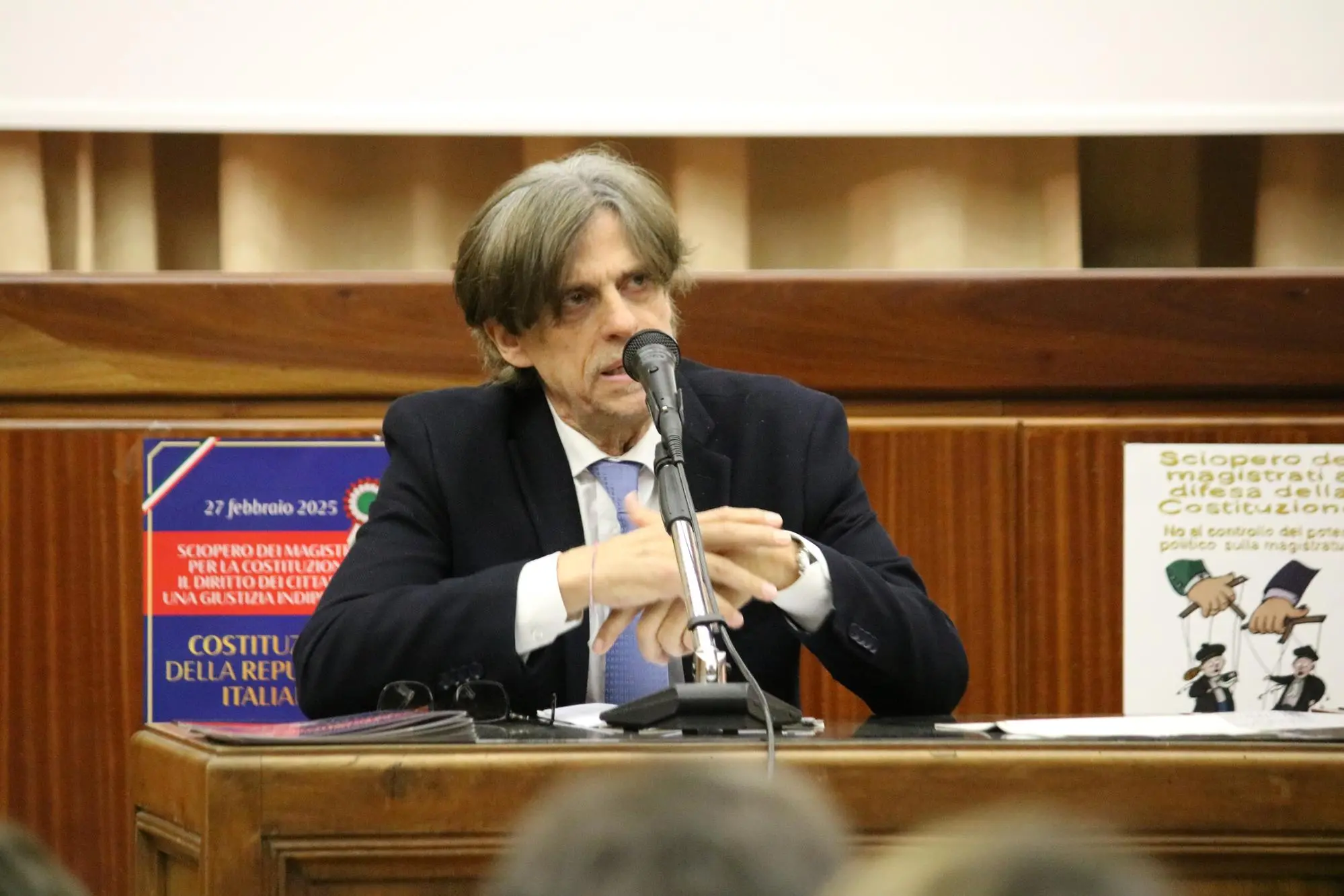 Il Procuratore generale di Cagliari, Luigi Patronaggio