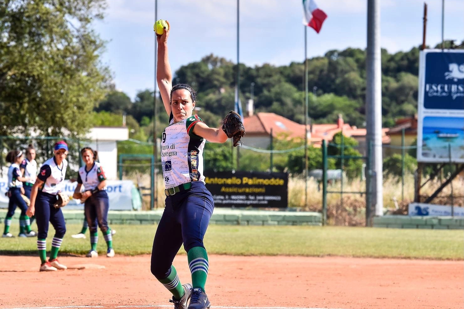 Paola Cavallo della Nuoro Softball (foto Claudio Atzori)