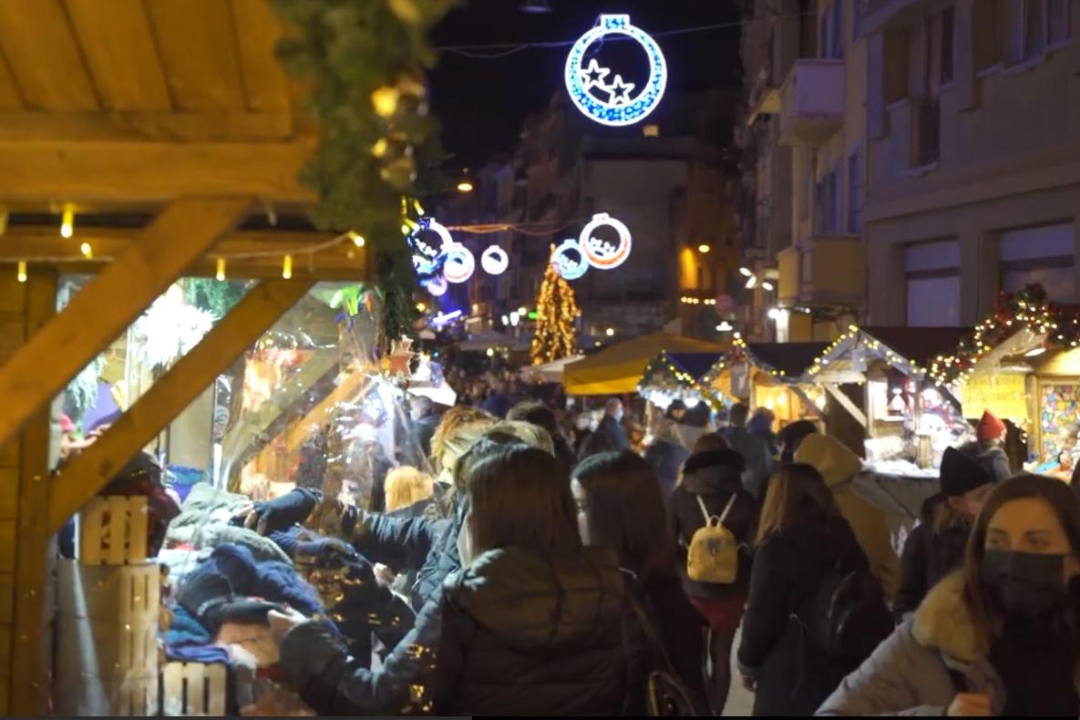 I Mercatini di Natale a Cagliari (Frame da video di presentazione dell'iniziativa)