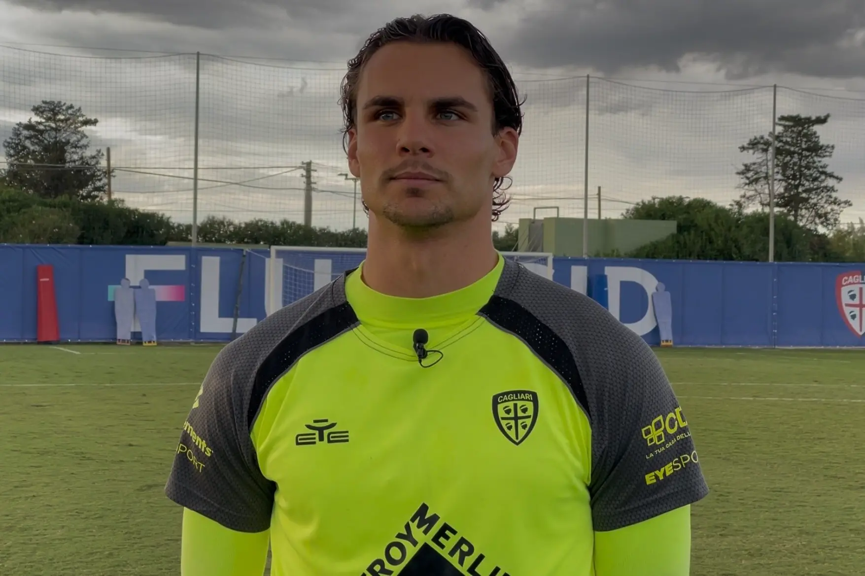 Giuseppe Ciocci, portiere del Cagliari (foto Spignesi)
