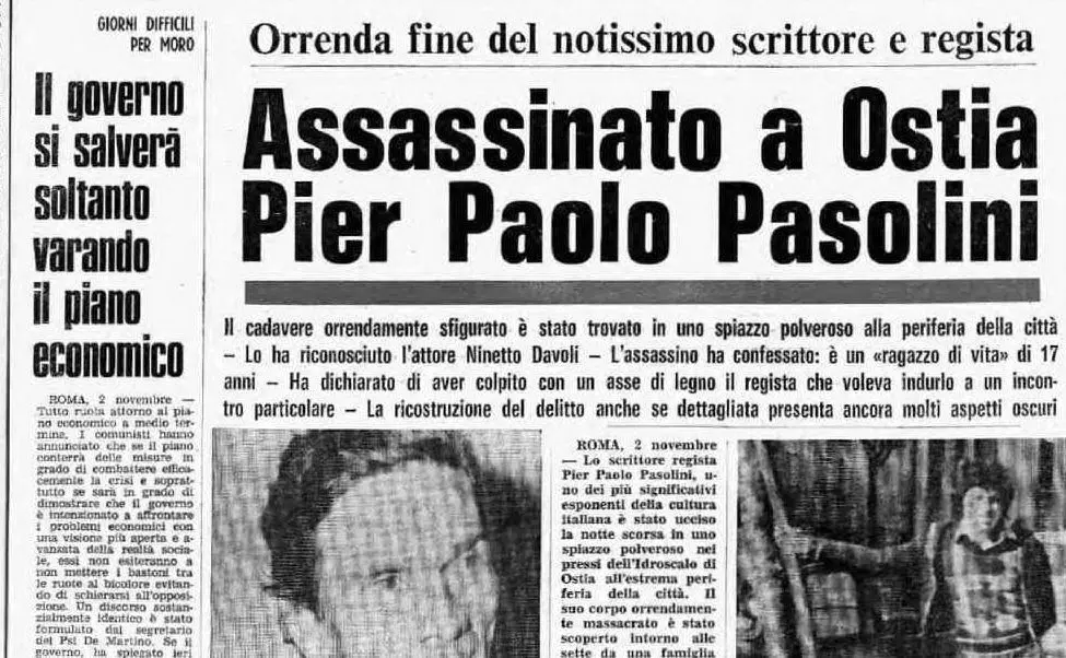 La notizia sulla prima pagina de L'Unione Sarda