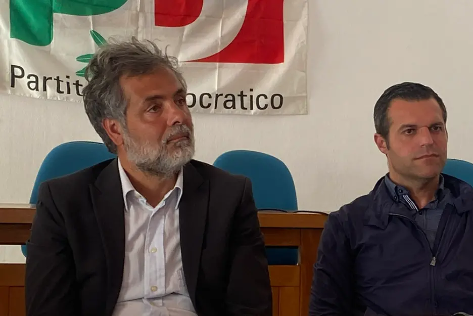 L'assessore Daga e il sindaco Cacciotto