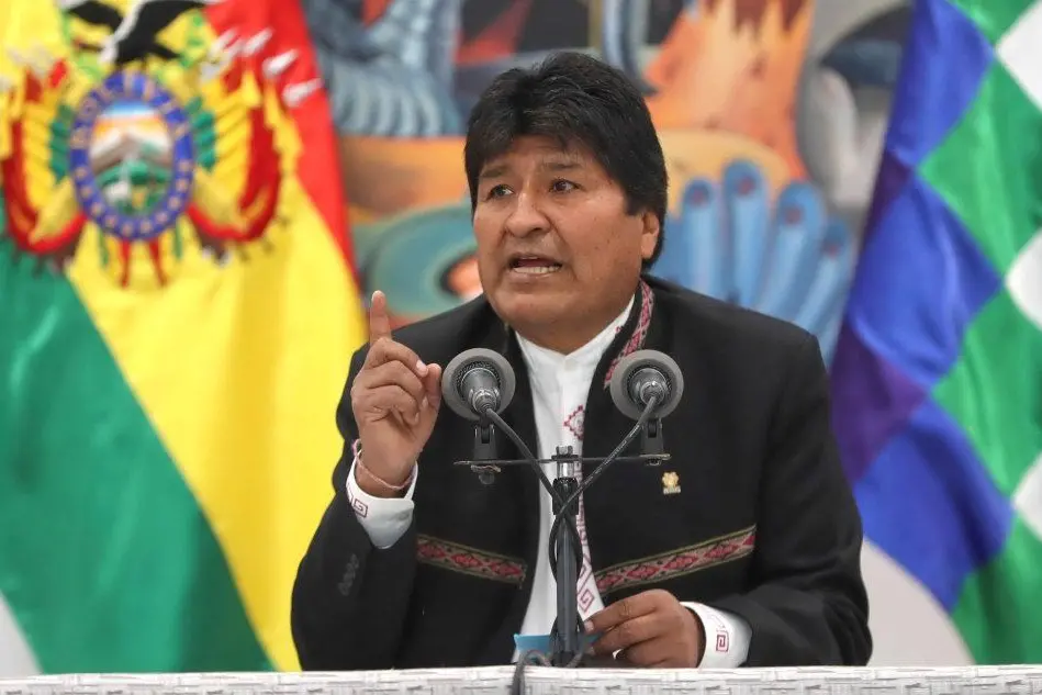 il presidente boliviano Evo Morales (Ansa)