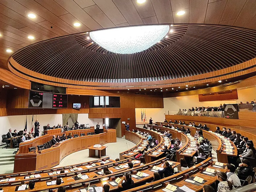 L’aula del Consiglio regionale (Archivio)