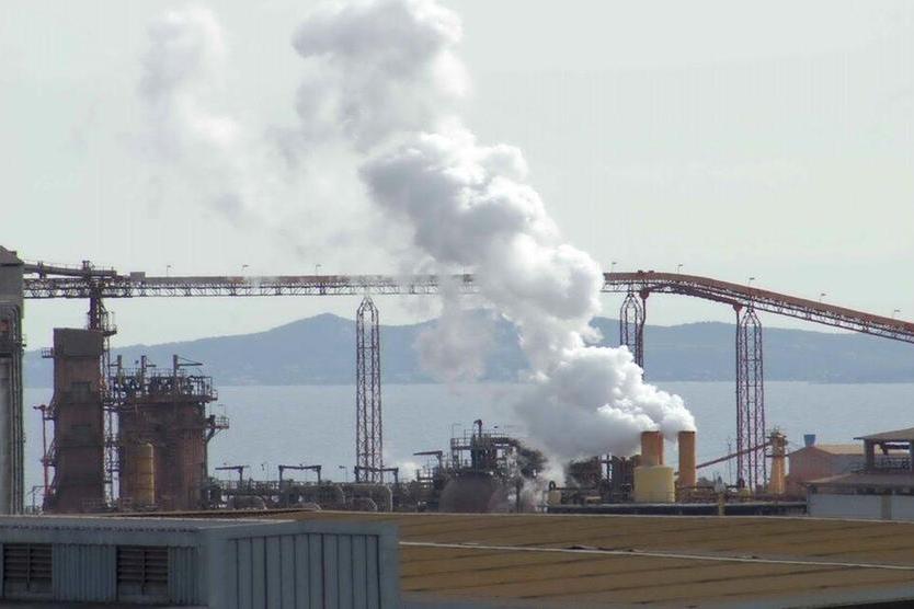 L'area industriale di Portovesme (archivio L'Unione Sarda)