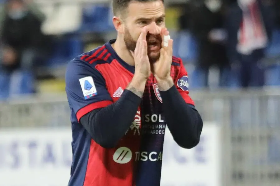 26 novembre 2021 Campionato di calcio serie A Unipol domus Cagliari - Salernitana 1-1. Nandez. Foto Max Solinas