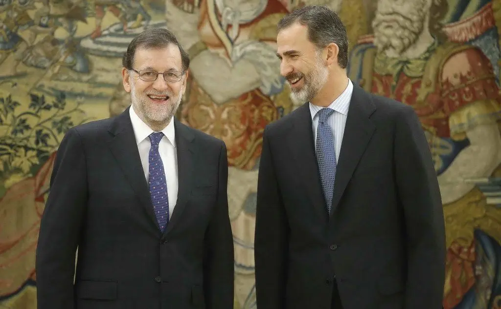 Felipe con Mariano Rajoy