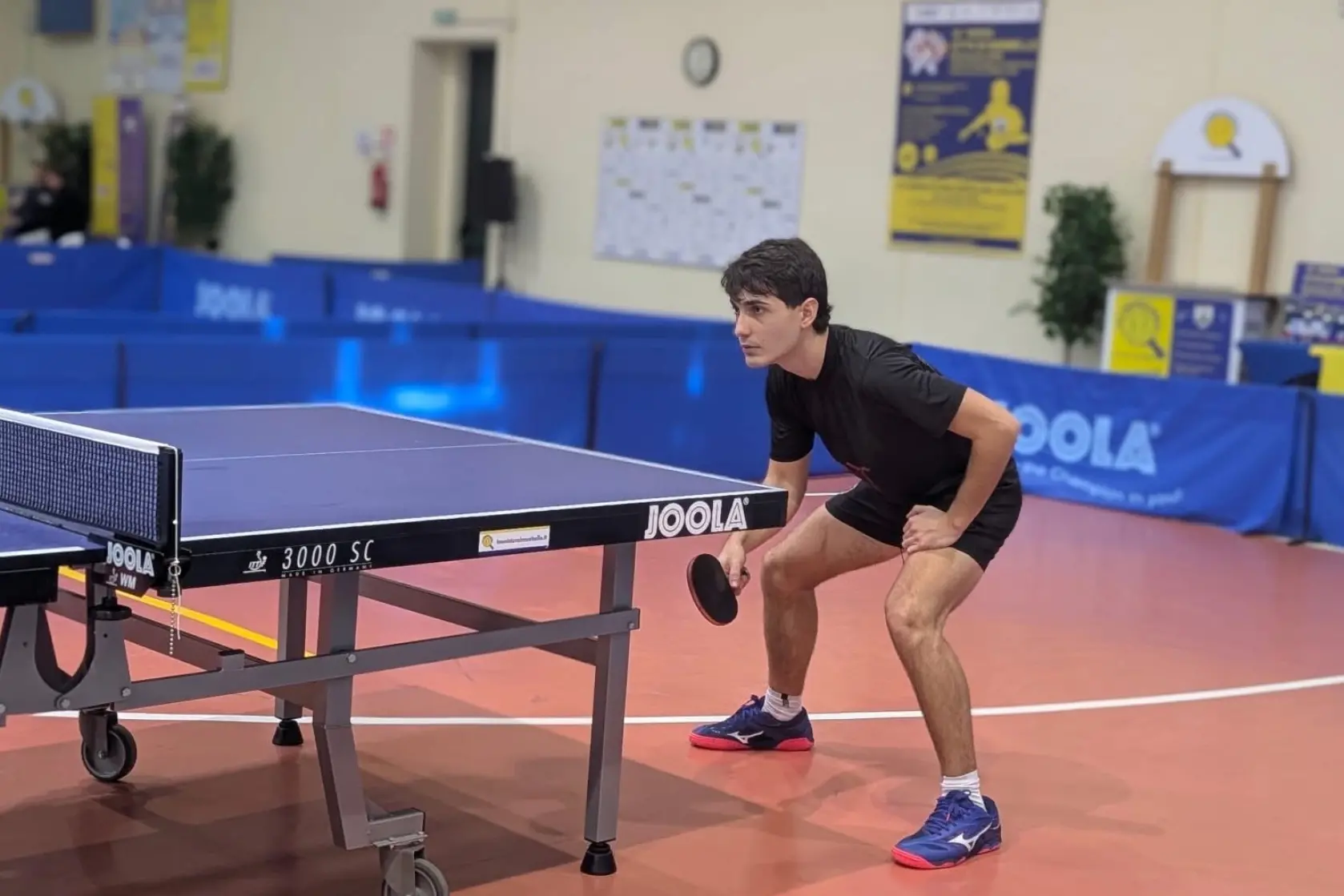 Marco Antonio Cappuccio durante un match del Trofeo Città di Norbello (Foto Martina Mura)