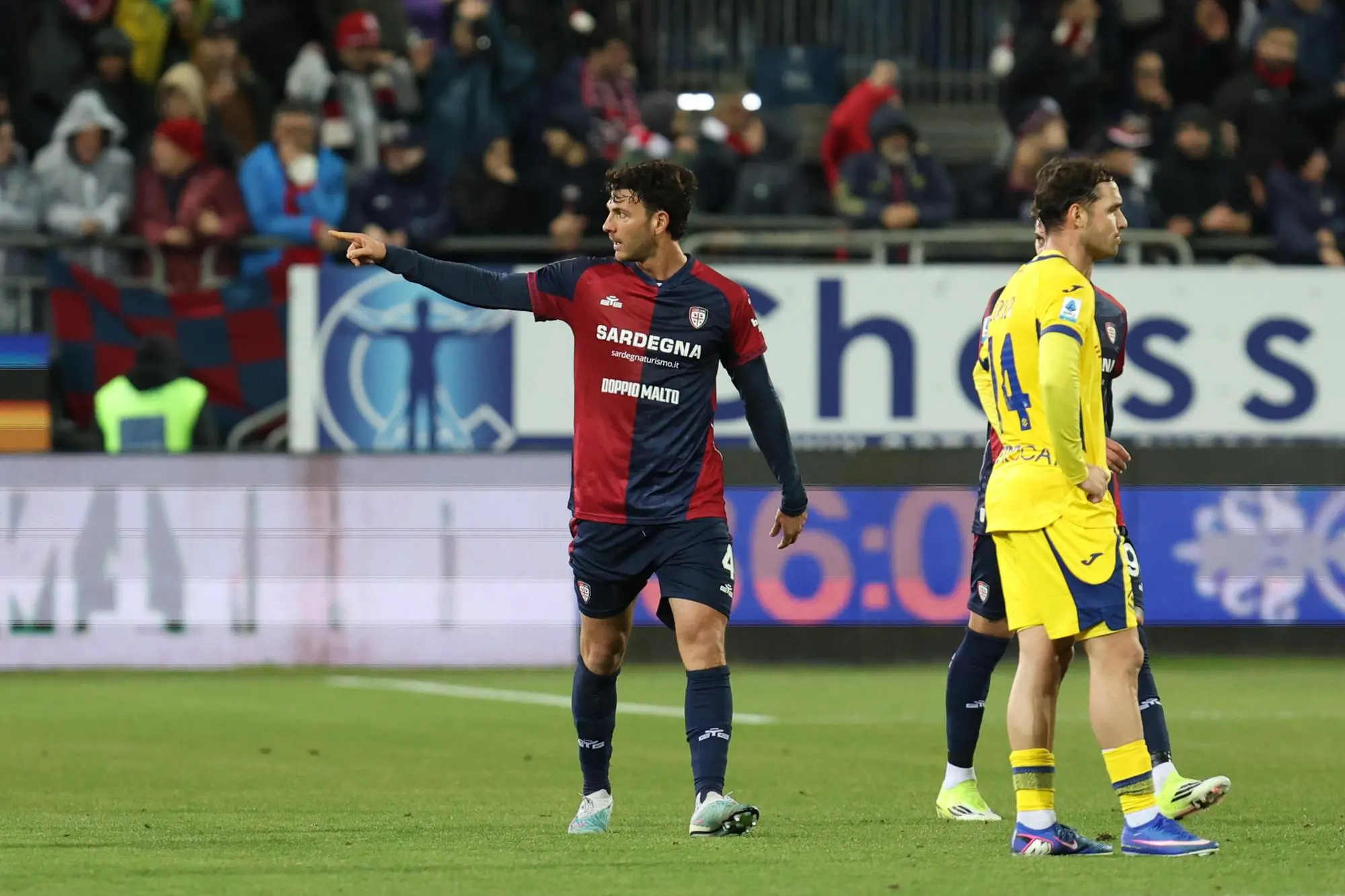 Luca Mazzitelli, centrocampista del Cagliari (foto Ansa)