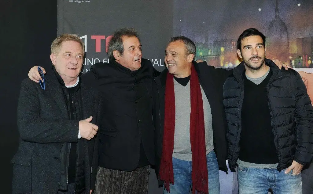 Da sinistra: Edoardo Leo, Claudio Amendola, Ennio Fantastichini e Antonello Fassari