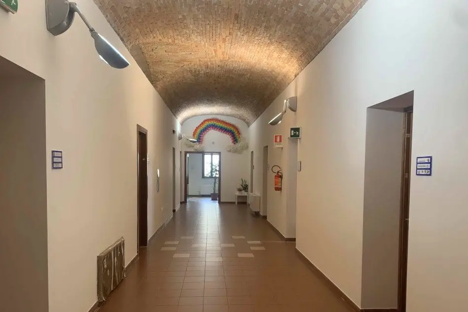 La struttura della Asl di via Romagna a Cagliari dedicata all'autismo (foto Andrea Artizzu)