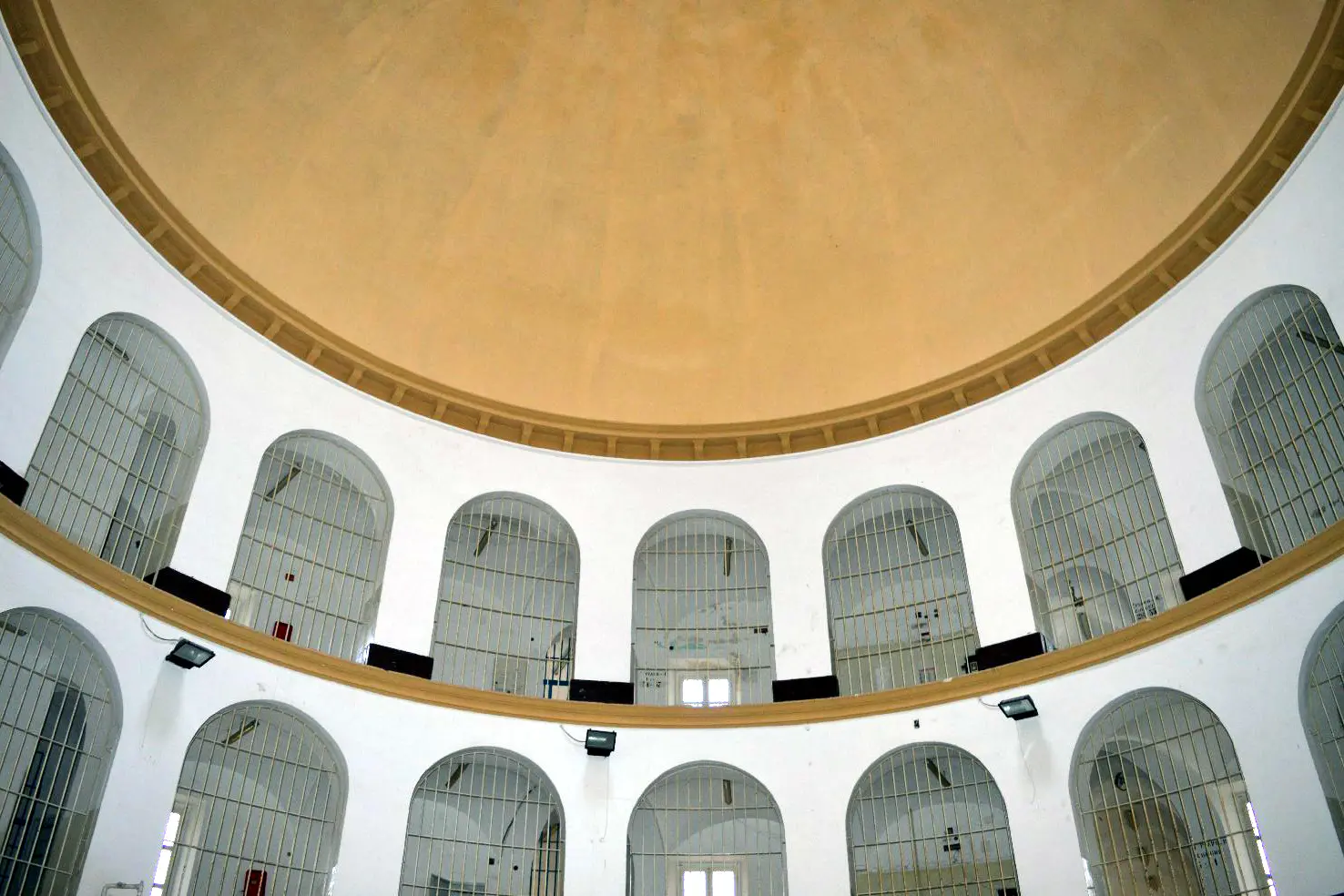 La "rotonda" del carcere di San Sebastiano (foto concessa)