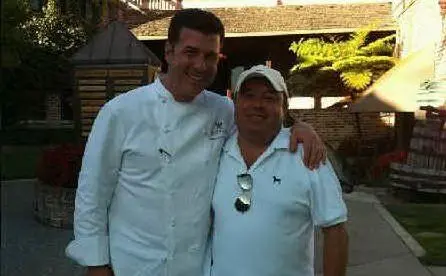 Con lo celebrity chef Michael Chiariello