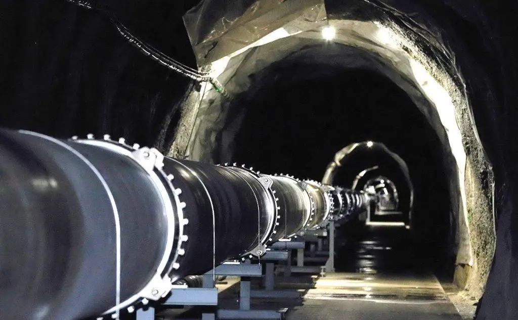 Un tunnel minerario (L'Unione Sarda)