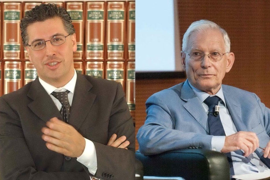L'onorevole Roberto Frongia e il costituzionalista Valerio Onida