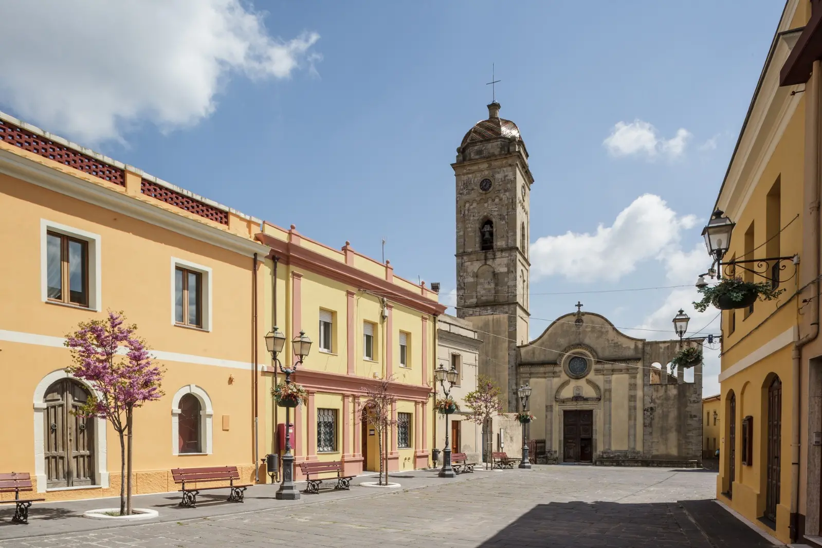 Il centro storico di Mogoro (L'Unione Sarda)