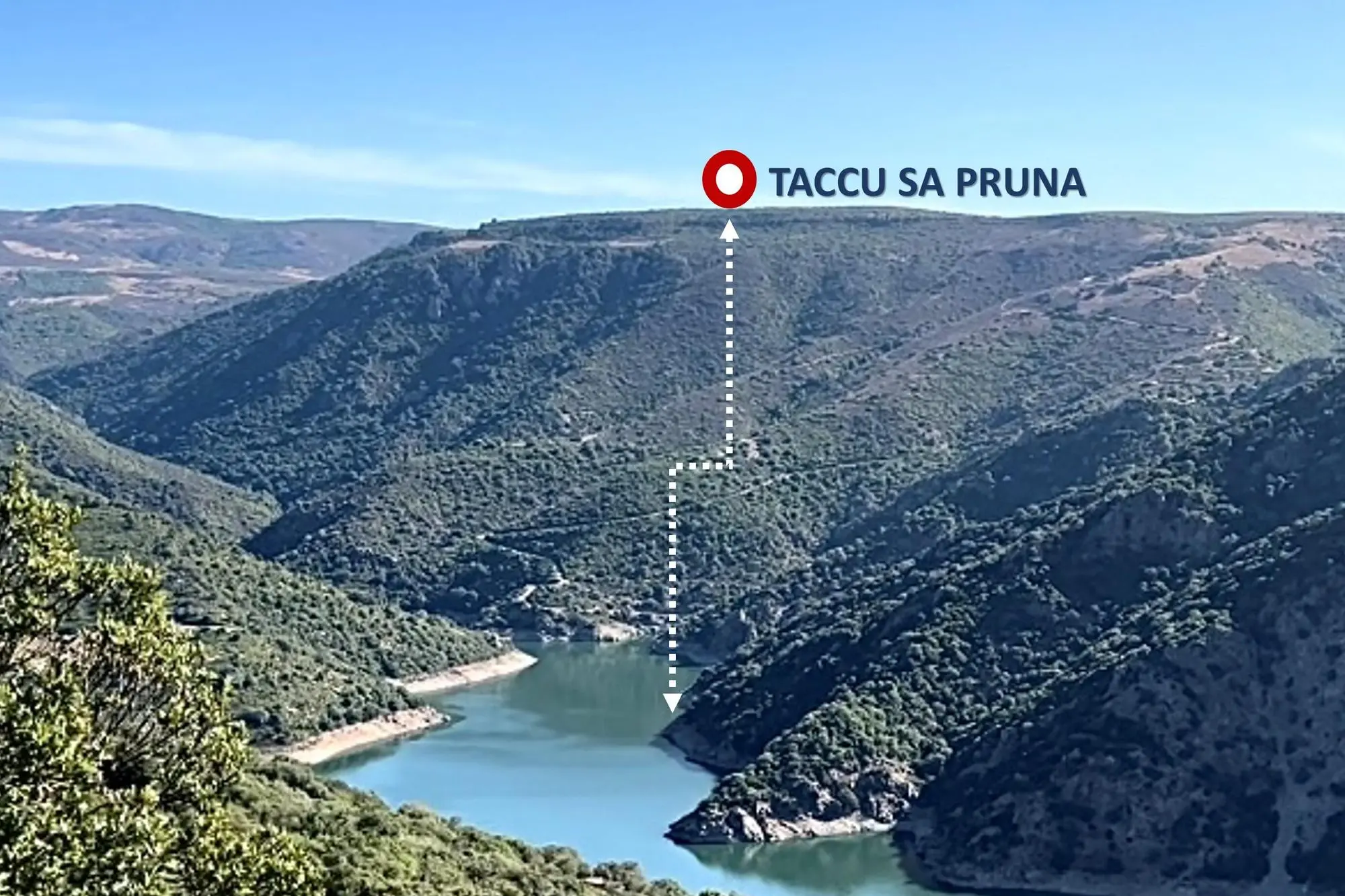 Francesi sul Flumendosa, esplosivo & nuova diga (foto L'Unione Sarda)
