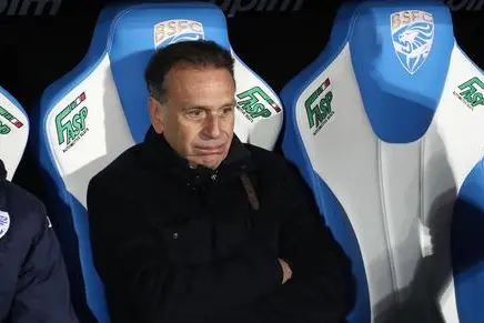 Brescia's chairman Massimo Cellino sits on the bench during the Italian Serie A soccer match Brescia Calcio vs AC Milan at the Mario Rigamonti stadium in Brescia, Italy, 24 January 2020. ANSA/FILIPPO VENEZIA
