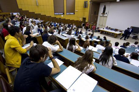 Un'aula universitaria (foto Ansa)