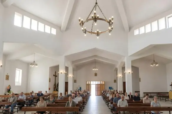 Come diventerà la chiesa del Cristo Re (foto concessa)