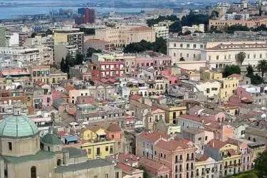 Una veduta di Cagliari dall'alto