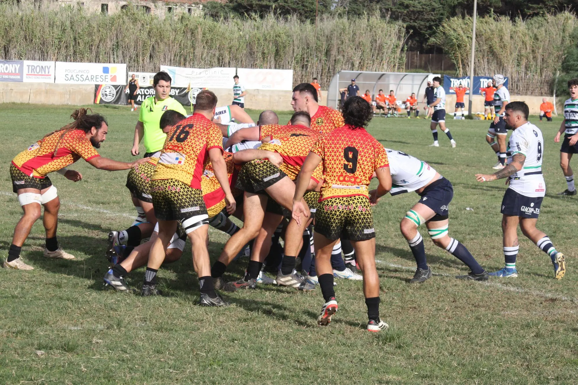Un momento di un match dell'Amatori Alghero (foto Antonio Burruni)