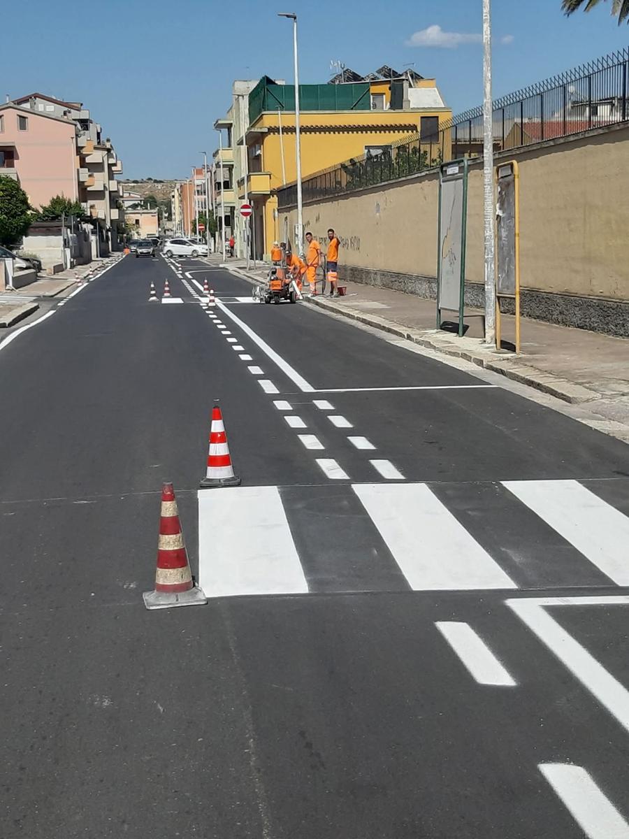 Continuano i lavori in via Sant'Antonio a Quartu: automobilisti “disorientati”