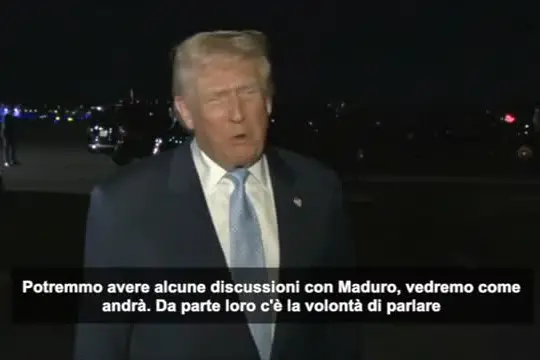 Trump apre a colloqui con Maduro e attacca sul caso Epstein