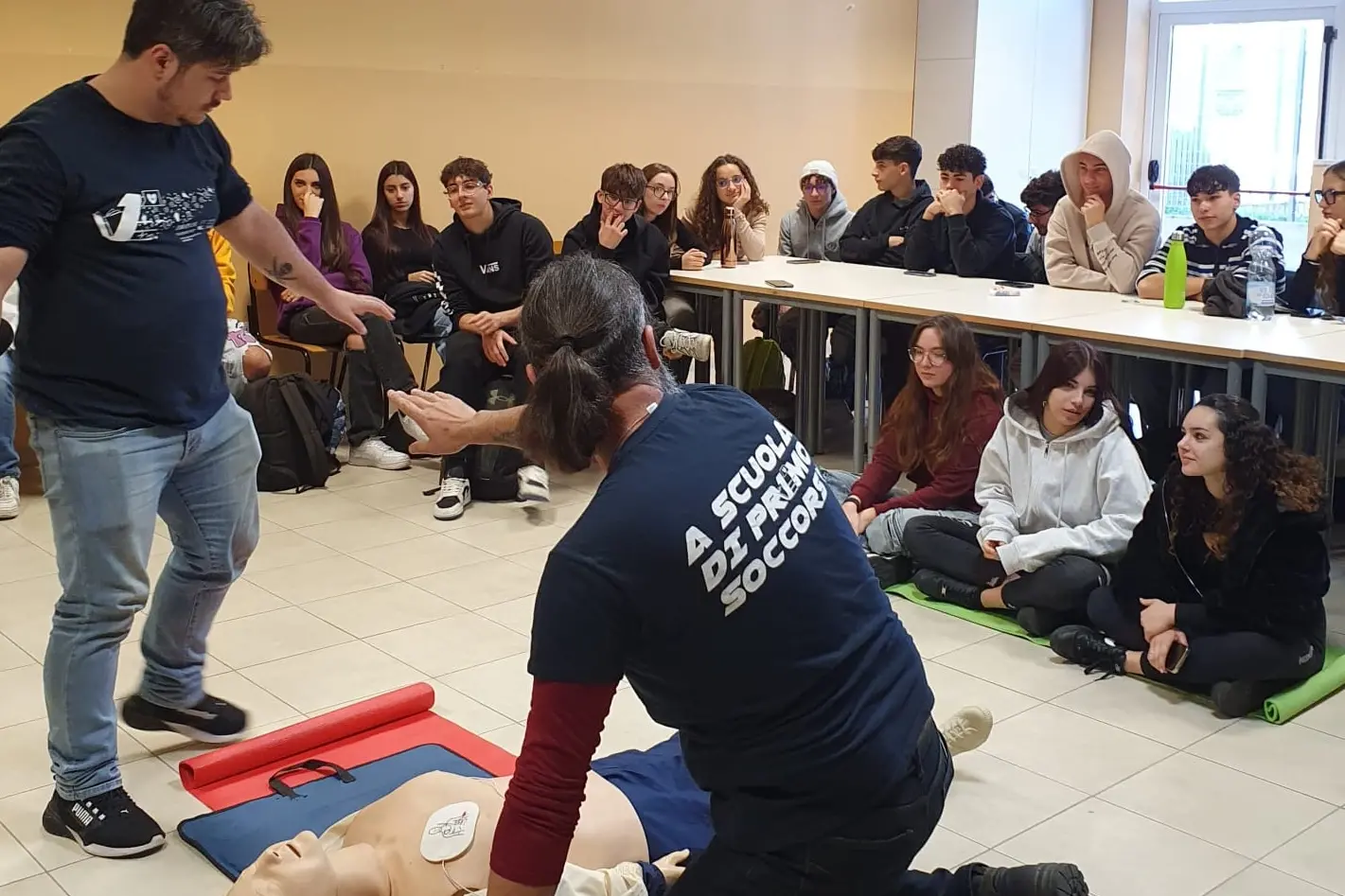 Una lezione (foto ufficio stampa)