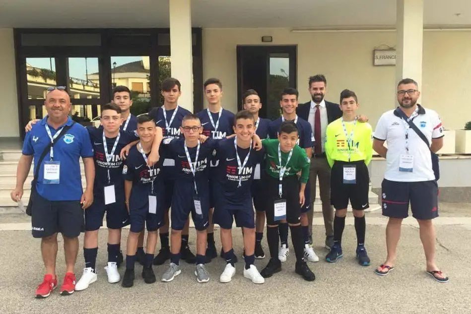 La squadra juniores del Sassari Latte Dolce