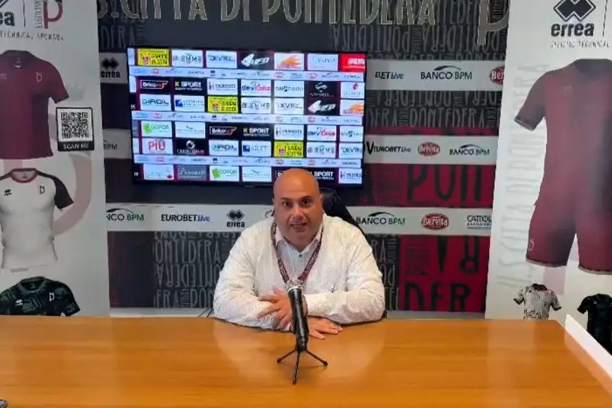 Il presidente dell’Olbia Calcio Guido Surace (foto Ilenia Giagnoni)