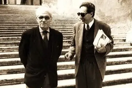 Manlio Sgalambro e Franco Battiato